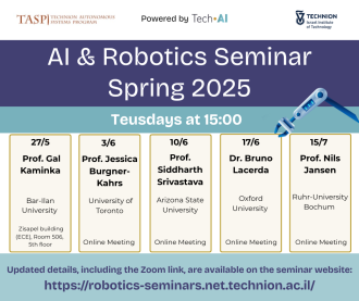 Picture of AI & Robotics seminar