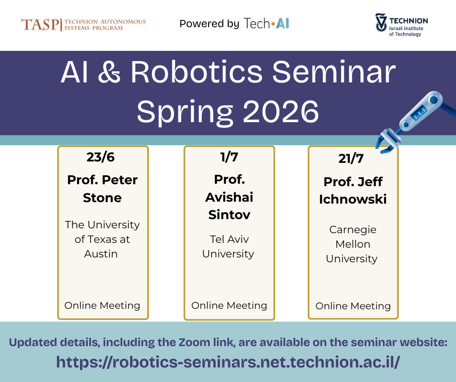 Spring 2026 Seminar Schedule